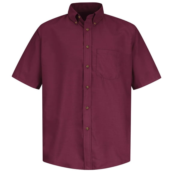 Red Kap Men's Short Sleeve Poplin Dress Shirt