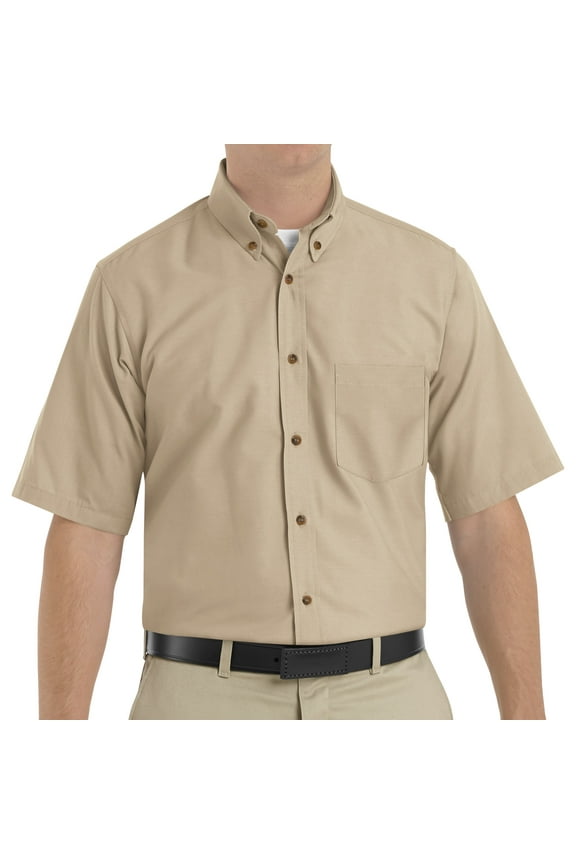 Men's Short Sleeve Poplin Dress Shirt