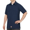 thumbnail image 1 of Red Kap Men's Short Sleeve Solid Ripstop Shirt, 1 of 4