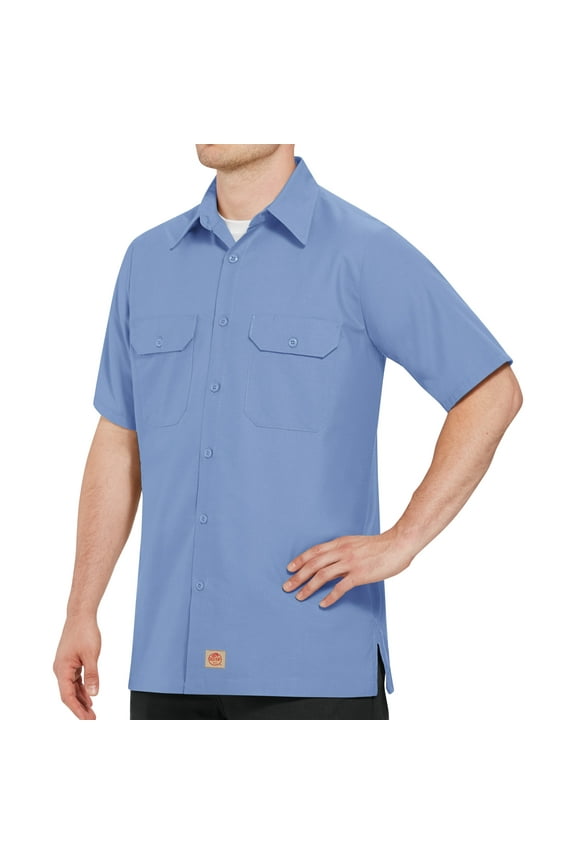 Men's Short Sleeve Solid Ripstop Shirt