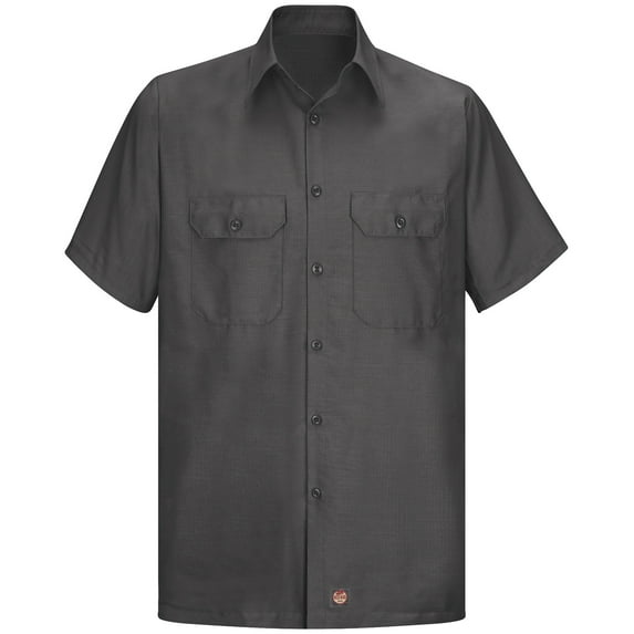 Red Kap® Men's Short Sleeve Solid Ripstop Shirt