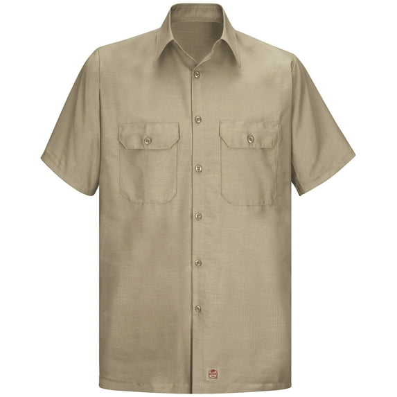 Red Kap® Men's Short Sleeve Solid Ripstop Shirt