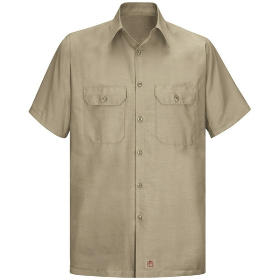 Red Kap® Men's Short Sleeve Solid Ripstop Shirt