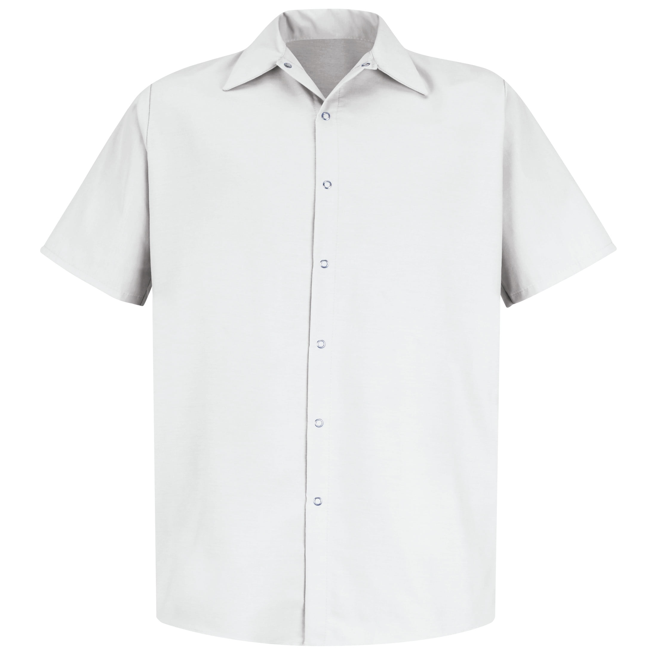 Red Kap Men's Short Sleeve Specialized Pocketless Work Shirt