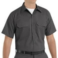 thumbnail image 1 of Red Kap Men's Short Sleeve Utility Uniform Shirt, 1 of 5