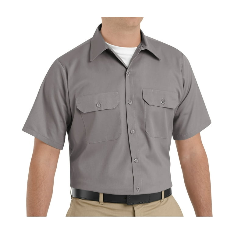 Red Kap Men's Short Sleeve Utility Uniform Shirt 