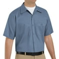 thumbnail image 1 of Red Kap Men's Short Sleeve Wrinkle-Resistant Cotton Work Shirt, 1 of 6
