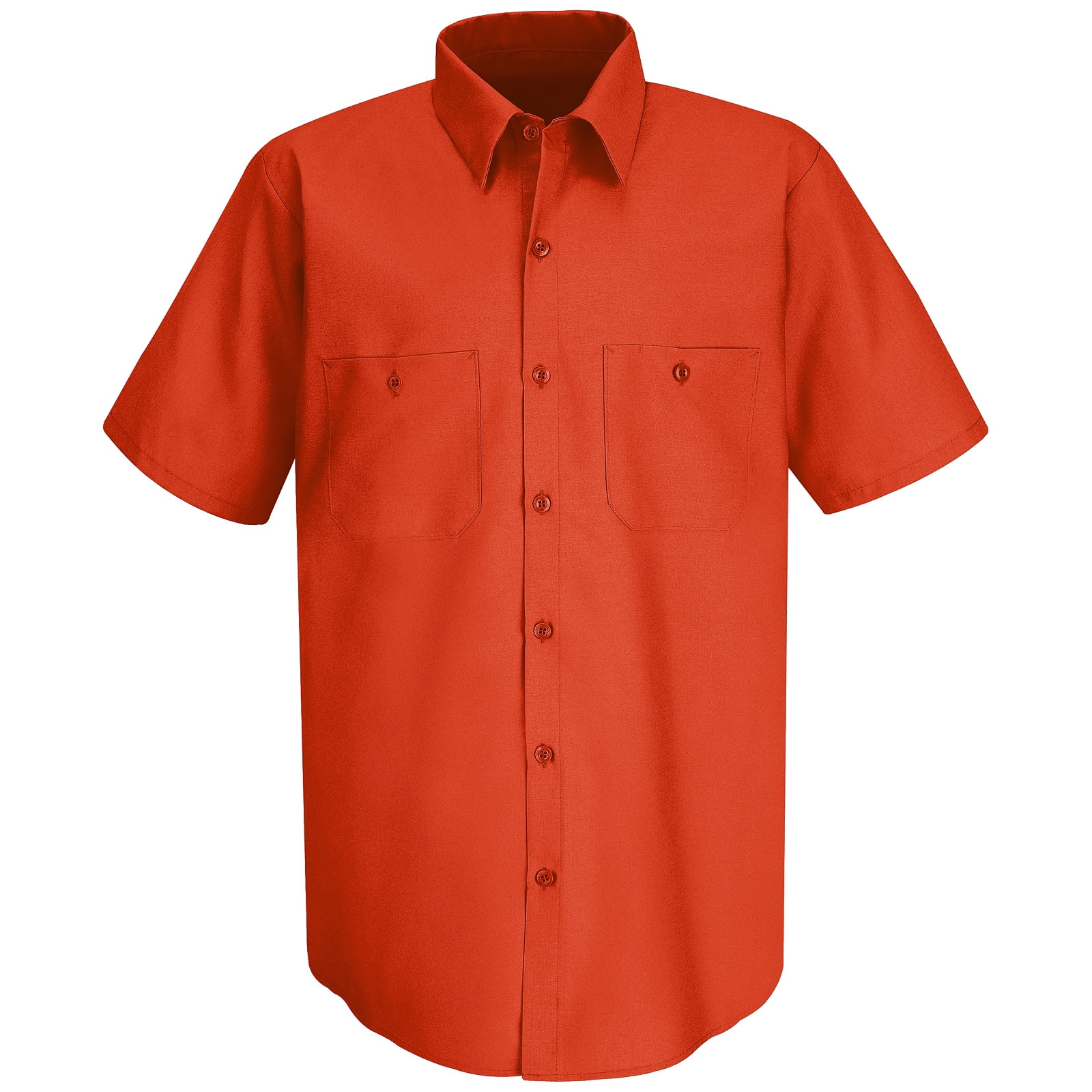 Red Kap® Men's Short Sleeve WrinkleResistant Cotton Work Shirt