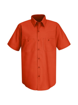 WSBB Mens Safety Orange T-Shirt, 4XL