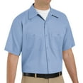 thumbnail image 1 of Red Kap Men's Short Sleeve Wrinkle-Resistant Cotton Work Shirt, 1 of 4