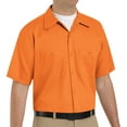 thumbnail image 1 of Red Kap Men's Short Sleeve Wrinkle-Resistant Cotton Work Shirt, 1 of 4