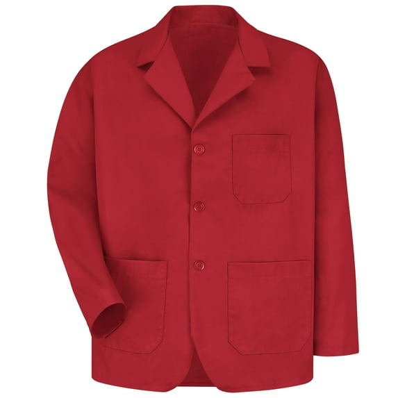 Red Kap Men's Three Button Lapel Counter Coat