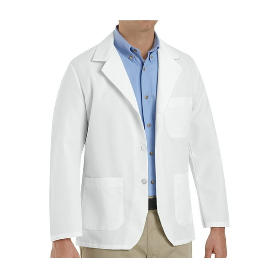 Red Kap Men's Three Button Lapel Counter Coat