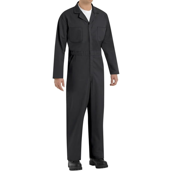 Red Kap Men's Twill Action Back Coverall with Chest Pockets