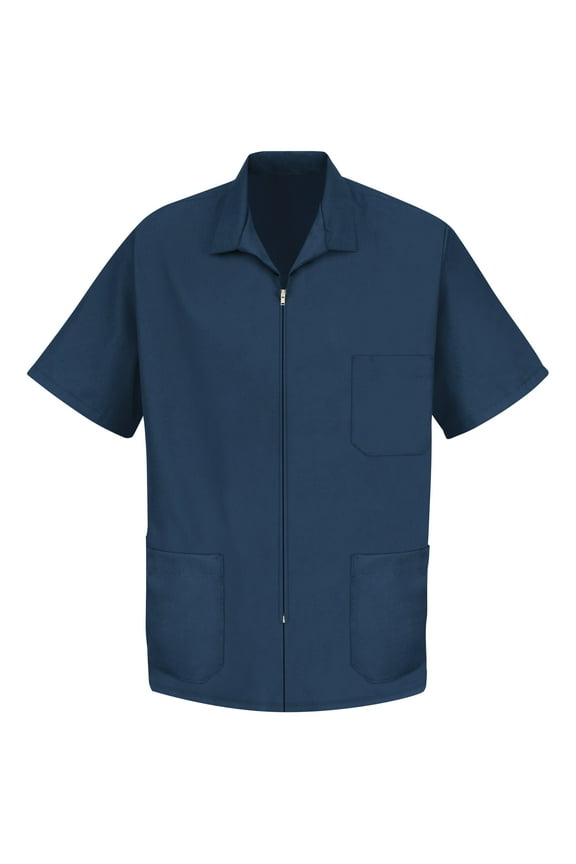 Men's Zip-Front Smock