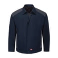 thumbnail image 1 of Red Kap JY20 Color Block Performance Crew Jacket, Navy/ Charcoal, S, 1 of 2