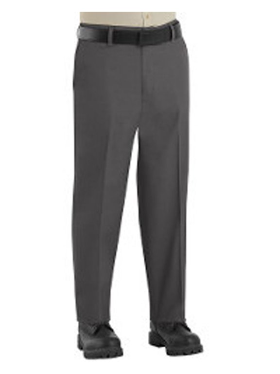 PT60 Men's Elastic Insert Work Pants, Black - Unhemmed, 42W