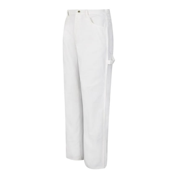 Red Kap Painter Dungaree PC80 White - Unhemmed 44W