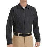 RED KAP Men's Long Sleeve Industrial Work Shirt