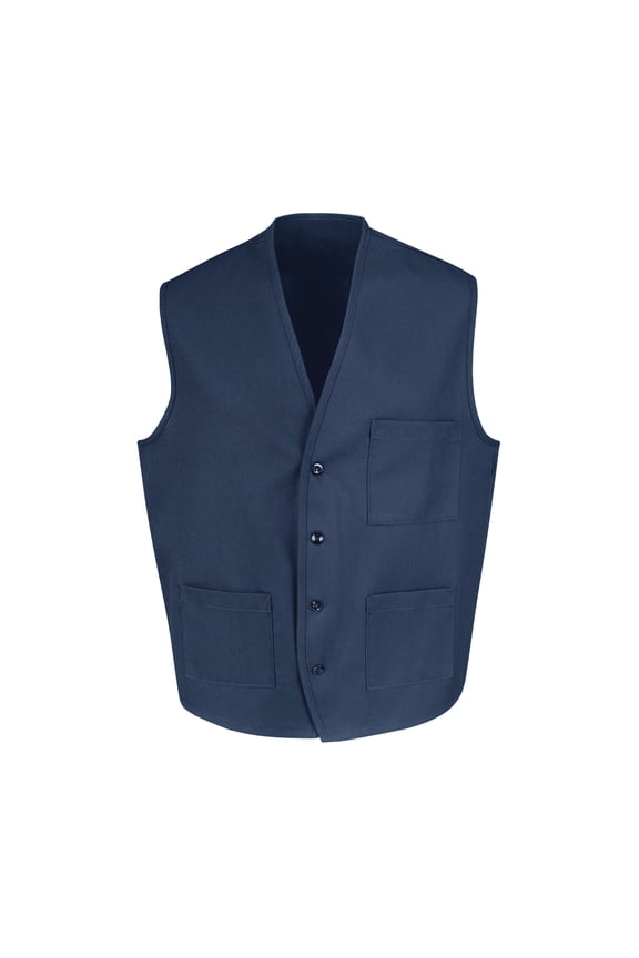 Unisex Button Front Vest