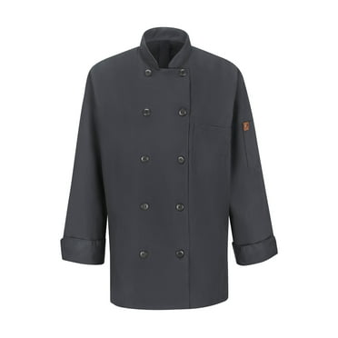 Red Kap Women's Chef Coat with MIMIX and OilBlok