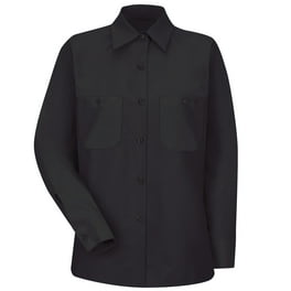 Black button up shirt womens walmart online