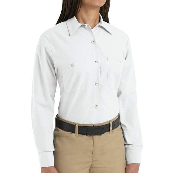 Red Kap Women's Long Sleeve Industrial Work Shirt