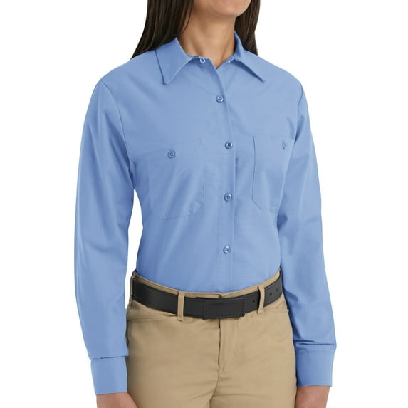 Red Kap Women's Long Sleeve Industrial Work Shirt