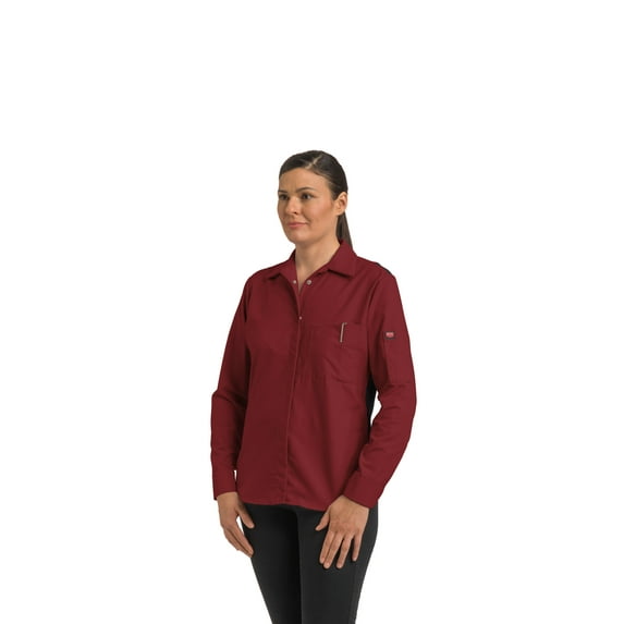 Red Kap Women's Long Sleeve Performance Plus Shop Shirt with OilBlok Technology