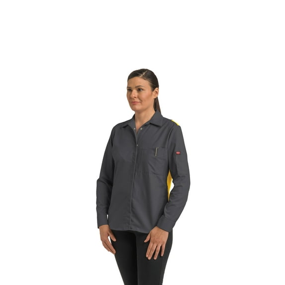 Red Kap Women's Long Sleeve Performance Plus Shop Shirt with OilBlok Technology