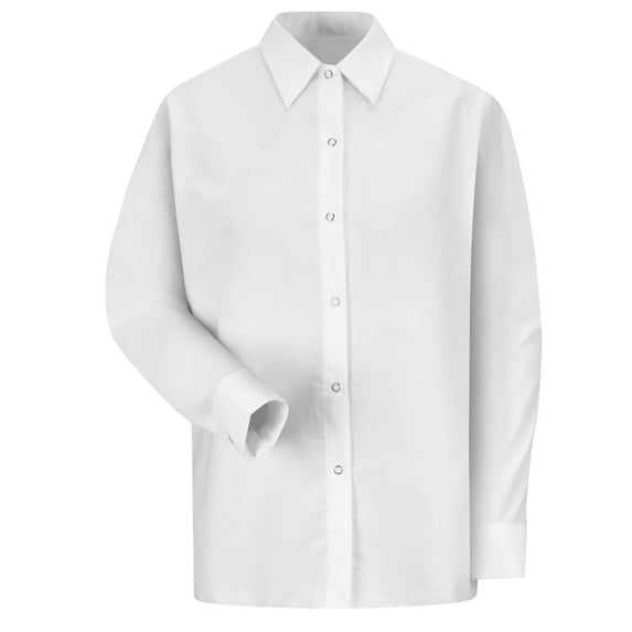 Red Kap Women's Long Sleeve Specialized Pocketless Work Shirt