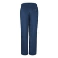 thumbnail image 1 of Red Kap Women's Plain Front Cotton Pants Additional Sizes PC45EXT Navy - Unhemmed 24, 1 of 1