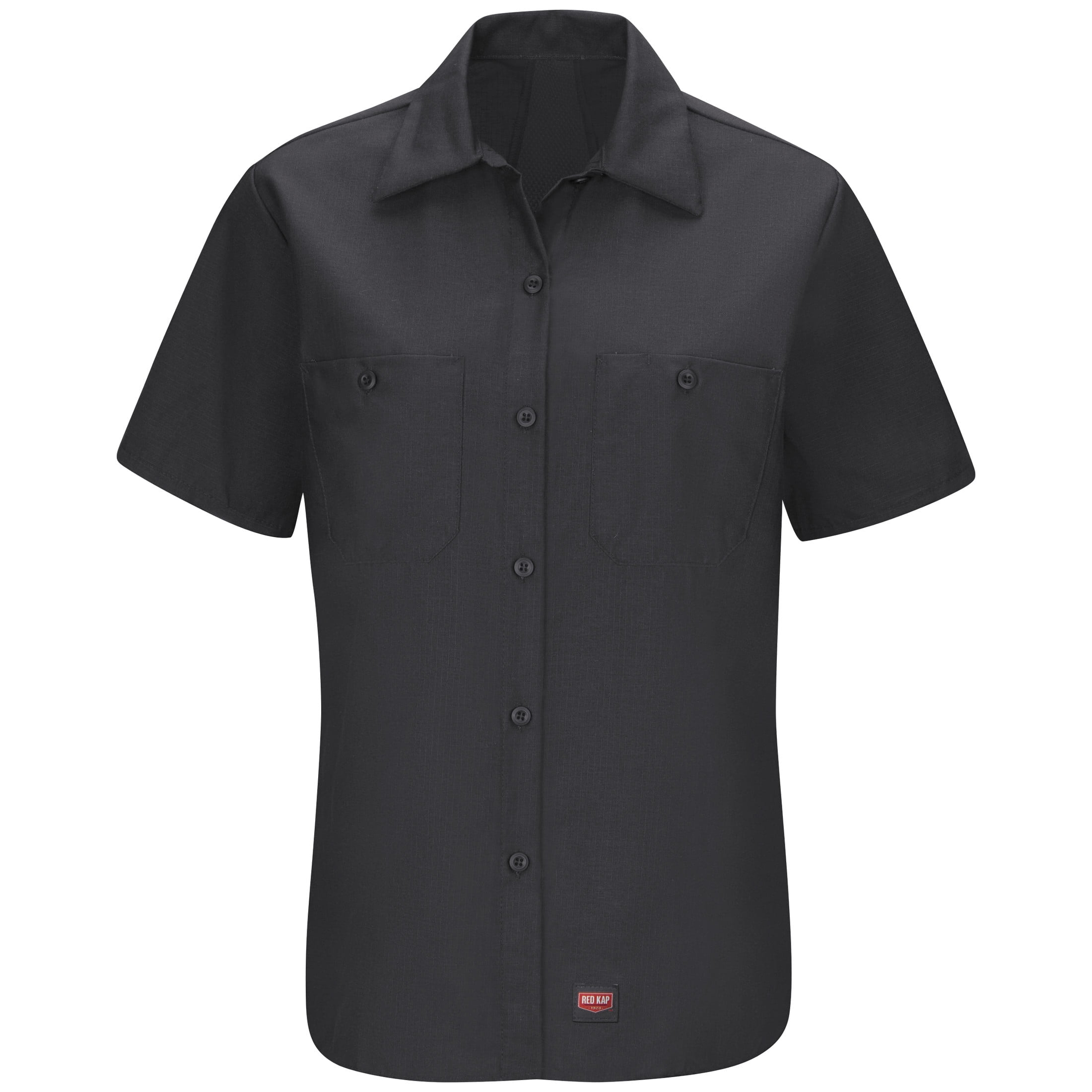 Huston Graphics Custom Embroidery On A Red Kap Mimix Short Sleeve Work Shirt