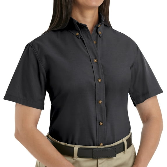 Red Kap Women's Short Sleeve Poplin Dress Shirt