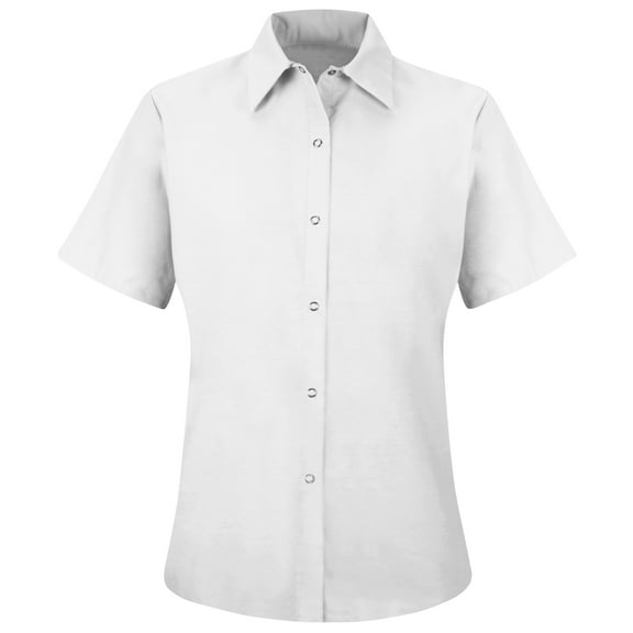 Red Kap Women's Short Sleeve Specialized Pocketless Work Shirt