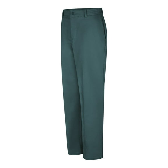 Red Kap Wrinkle-Resistant Cotton Work Pants PC20 Spruce Green - Unhemmed 38W