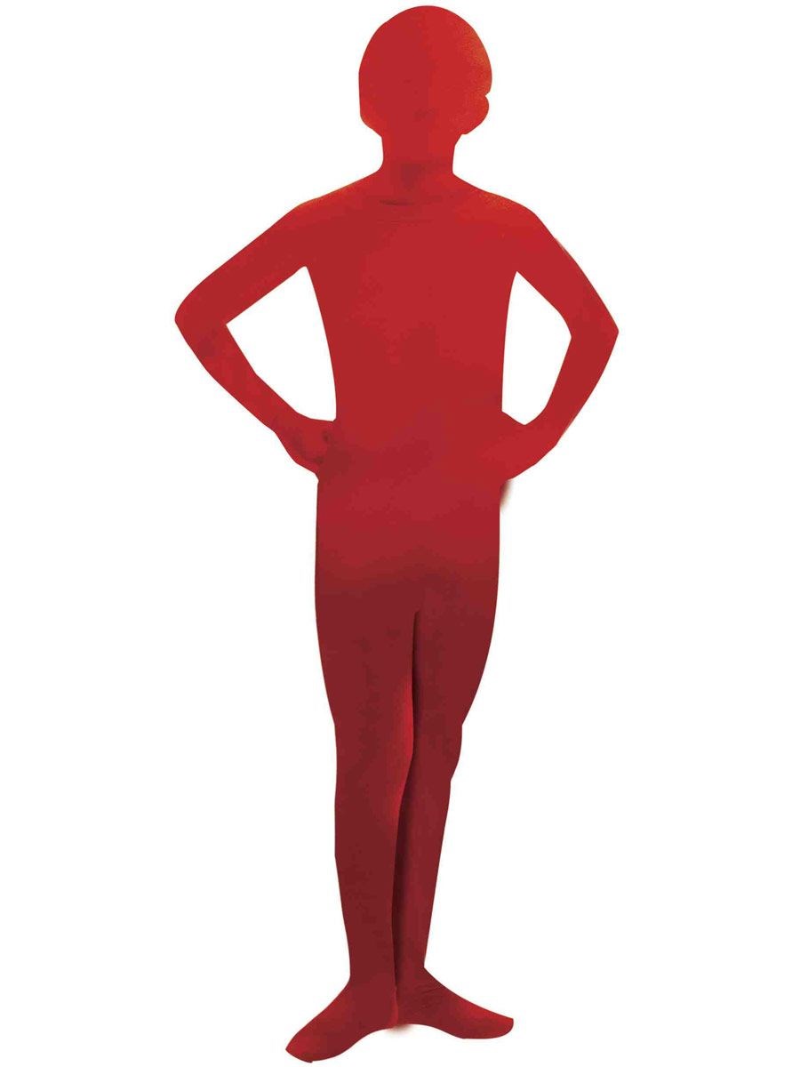 Red Kids Skinsuit Halloween Costume - image 1 of 2