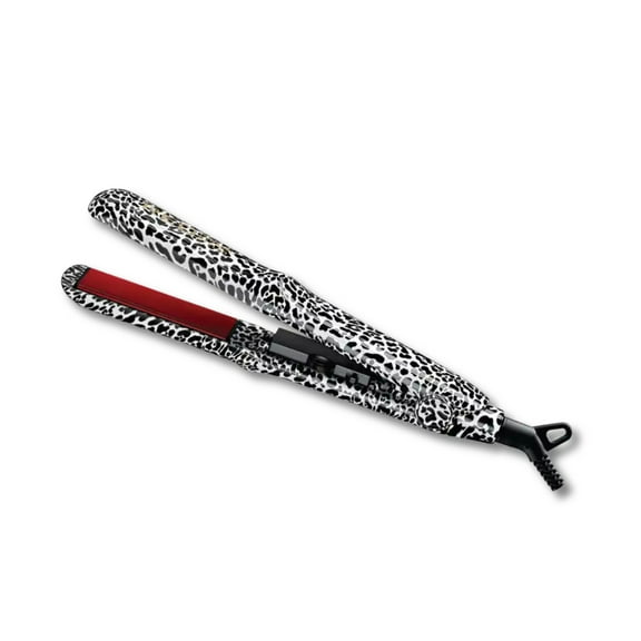 Red by Kiss 1" Designer Series Ceramic Styler Flat Iron – 450°F Max Heat, Variable Heat Control, 1 Inch Flat Iron for Soft & Silky Hair, 360° Swivel Cord, Frizz-Free, Professional Styling Tool