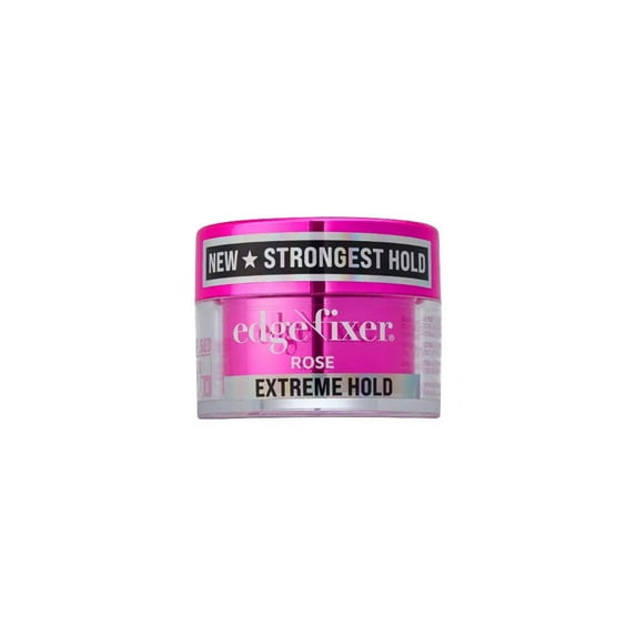 Red by Kiss Edge Fixer Extreme Hold, Strong Edge Control with 24-Hour Hold, Infused with Biotin for Nourishment & Hydration, No Flaking or Oily Residue (Rose)