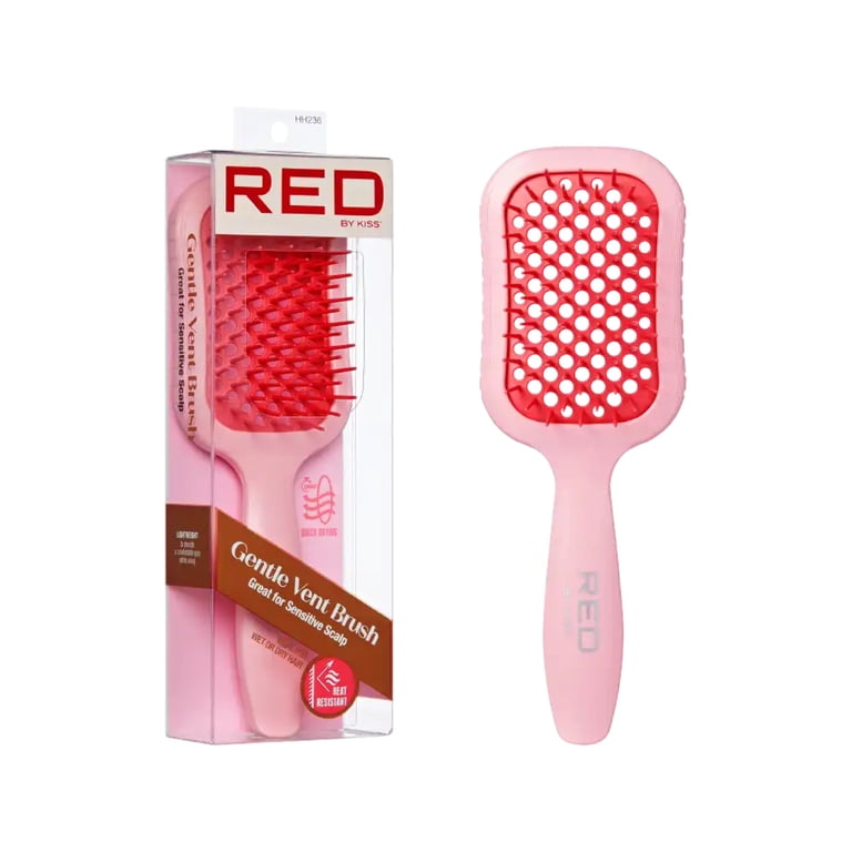 Red by Kiss Gentle Vent Brush, Soft Flexible Bristle for Wet  display picture 2