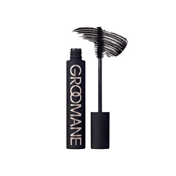 Red by Kiss Groomane Men Gray Coverage Touch-Up, Temporary Brush-On Hair Color for Beards, Sideburns Root & Brows, Water-Resistant & Sweatproof, Easy Application (Black, 0.33 Fl.oz)