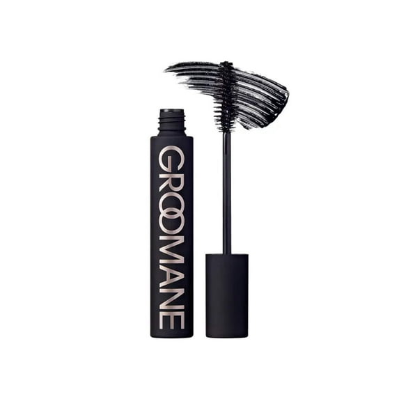 Red by Kiss Groomane Men Gray Coverage Touch-Up, Temporary Brush-On Hair Color for Beards, Sideburns Root & Brows, Water-Resistant & Sweatproof, Easy Application (Jet Black, 0.33 Fl.oz)