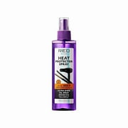 Red by Kiss Heat Protector Spray, Thermal Protection Ultra Shine Oil Spray, Protects Hair form Heat Damage, Heat Protection Up To 460 F, Hydration, Strength, and Anti Frizz 6 Fl Oz