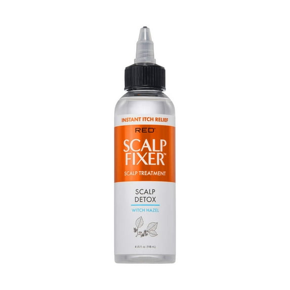 Red by Kiss Scalp Fixer Dry & Itchy Scalp Treatment Instant Cooling Sooth, Hydration & Buildup Control, Detoxify & Balance Healthy Hair (4 fl.oz, Tea Tree(Tension Relief))