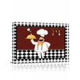 thumbnail image 1 of Red Kitchen Chef Wall Art for Living Room,Canvas Picture Wall Decor for Bathroom Bedroom,Black Plaid Gourmet Food Vintage Painting Artwork for Office Kitchen Hallway Dining Room Home Decor 16"x20", 1 of 8