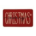 thumbnail image 1 of Red Kitchen Rug Set of 2, Merry Christmas Kitchen Floor Mat with Snowflake Xmas Trees Pattern, Front Door Mat, Bedroom Rug, Bath Rugs, Christmas Decorations, Home Decor, 1 of 7