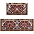 thumbnail image 1 of Red Kitchen Rugs Sets of 2 Boho Kitchen Rug Mat Washable Non-Slip Kitchen Floor Mats for in Front of Sink Red Kitchen Decor, 1 of 6