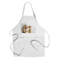 thumbnail image 1 of Red Kitten with Palms Up Photography A-90290 (Cotton/Polyester Chef's Apron), 1 of 4