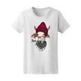 thumbnail image 1 of Red Knitted Hat Dressed Cow Tee Women's -Image by Shutterstock, 1 of 2