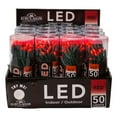 thumbnail image 1 of Kurt Adler UL 50-Light 5mm Red LED Light Set with Green Wire, 1 of 1